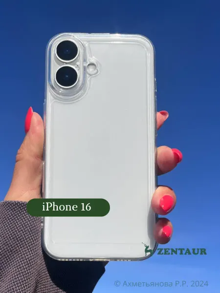 ZENTAUR Чехол на iPhone 16 прозрачный