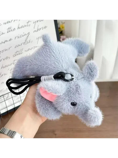 Unicorn Toys Мягкая игрушка брелок слоник 16 см