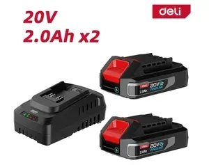 Набор аккумулятор и зарядное устройство DELI Innolink DE-CM20A2E (2 Акб, 20Вх2Ач + ЗУ, Li-ion) 163062