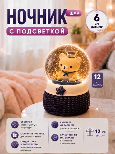 Романтический ночник из воздушных шаров с подсветкой — это элемент декора, любовь и тепло
