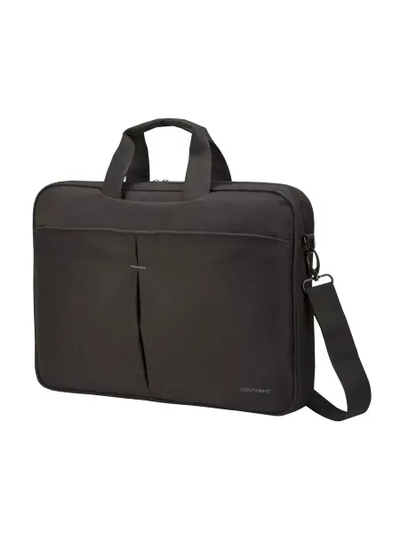 Continent Сумка для ноутбука 17.3" CC-0128 BK черный нейлон полиэстер
