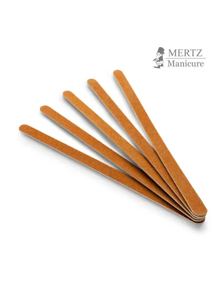 MERTZ Набор пилок для ногтей на деревянной основе 180 грит 18 см