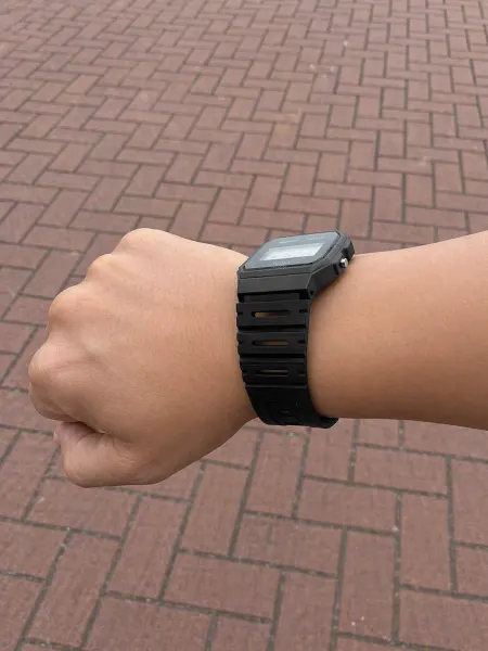 Ремешок для часов силиконовый Casio F-91, A-168 (18 мм)