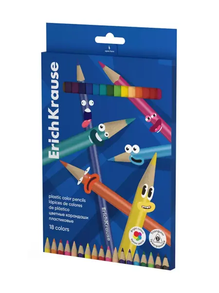 ERICH KRAUSE Карандаши цветные Color Friends 18 цветов