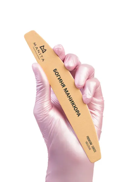 MANITA PROFESSIONAL Пилка для ногтей "БОГИНЯ МАНИКЮРА"(180 240грит)