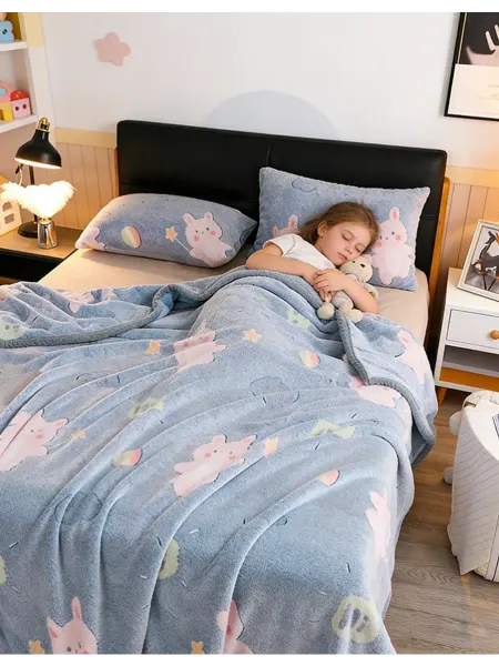 IKEA Плед 180x200 детский плюшевый на кровать