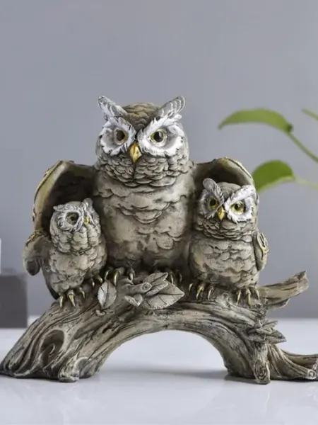 Holiday figurines Статуэтка "Совята" 19.5х8х16.5см