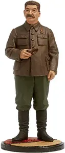 И.В. Сталин, 1939-43 гг. СССР /Оловянный солдатик /Цветной /Ручная раскраска