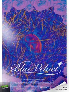 Постер Синий бархат, Blue Velvet (1986), по мотивам фильма, для интерьера, А3 (420х297 мм), Постер Плакат