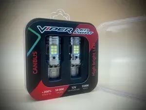 Светодиодные лампы VIPER W21/5W с обманкой для Mazda CX-5 2 c 2017 / 7440 M3030 36SMD / Супер Яркие автомобильные led лампочки