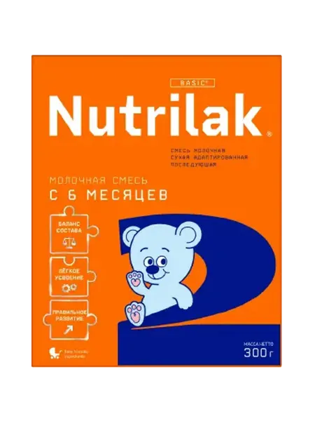 Нутрилак 2 6-12 месяцев Смесь молочная 300г