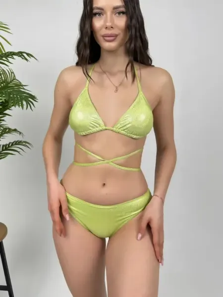 TK shop Раздельный купальник 3в1 в наборе 2 пары трусиков