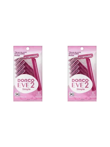 DORCO Eve 2 Бритва одноразовая 5 шт в уп, 2 уп
