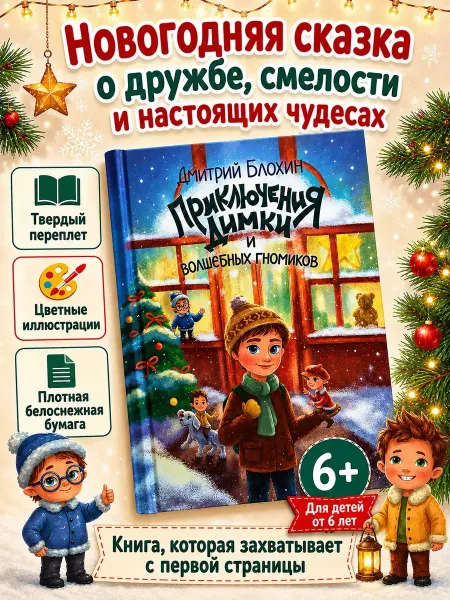 Приключения Димки и волшебных гномиков. Книга для детей