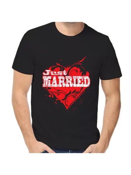 Море Маек Футболка just married 2