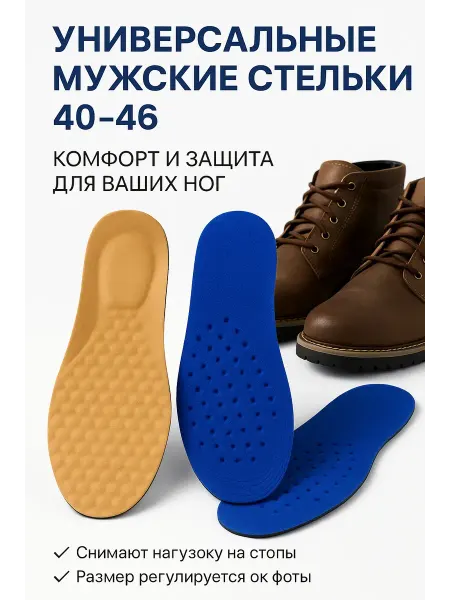 ЛИЛОК 2 Стельки для кроссовок спортивные ортопедические