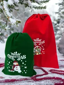 Мешок Пакет подарочный 20*30 см красные