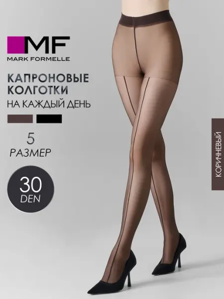 Mark Formelle Капроновые колготки классические с шортиками 20 ден