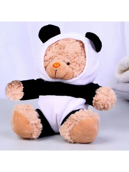 Milo toys Мягкая игрушка Мишка в костюме панды, 20 см
