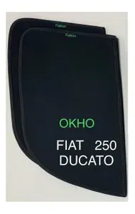 Каркасные автомобильные шторки с встроенными магнитами 28 штук для FIAT DUCATO 250 (окно) 3поколение, 2006-2024 года на передние стекла с затемнением 90-95%