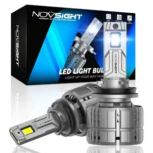 Светодиодная автомобильная LED лампа Novsight модель N60 Pro, цоколь H11 - 200Вт/6500K (2 шт)