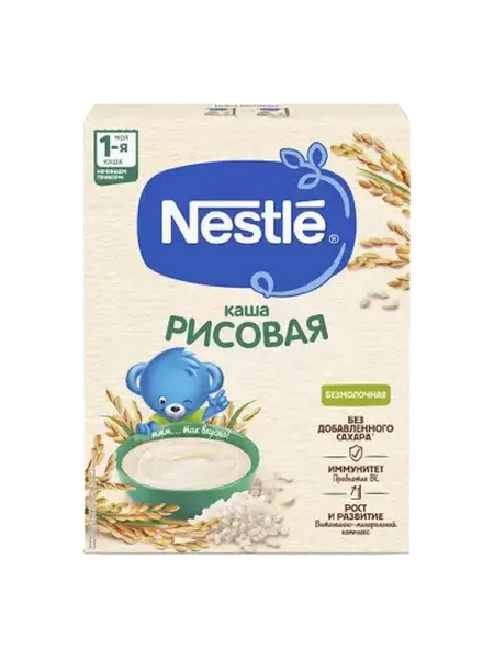 Нестле Каша безмолочная Рисовая гипоаллергенная 200г