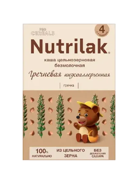 Нутрилак Премиум Каша безмолочная Гречневая 200г