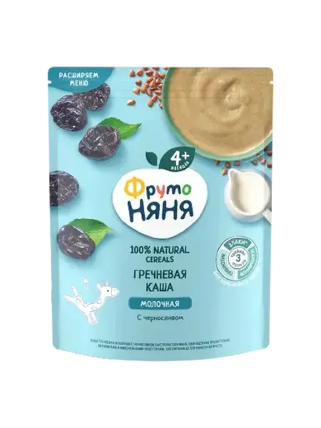 ФрутоНяня Каша гречневая молочная, 200г