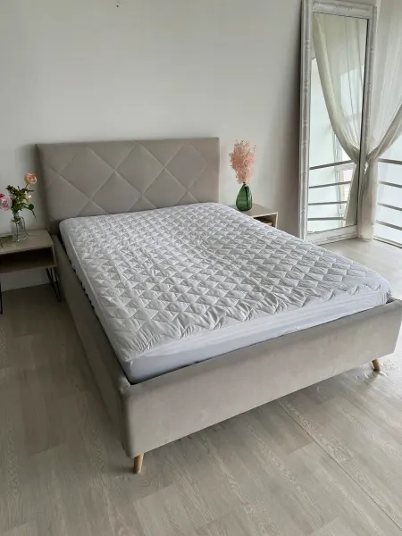 SmartLinen Наматрасник 200х210 непромокаемый чехол стеганый