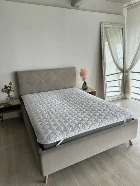 SmartLinen Наматрасник 200х220 непромокаемый чехол стеганый