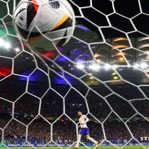 Футбольный мяч EURO 2024 Размер 5 Белый Насос+Игла