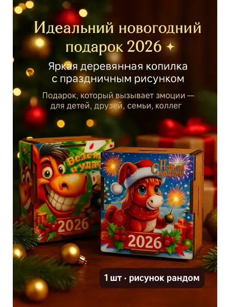 Берри1383 новогодняя копилка детская 2026