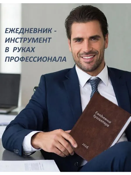 Коллекция Ежедневник главного бухгалтера со всеми отчетами на 2026 год