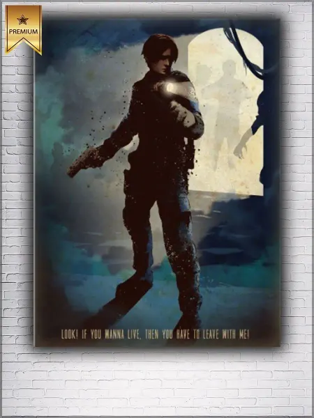 Classic Art Картина на холсте Леон Resident evil 20х30