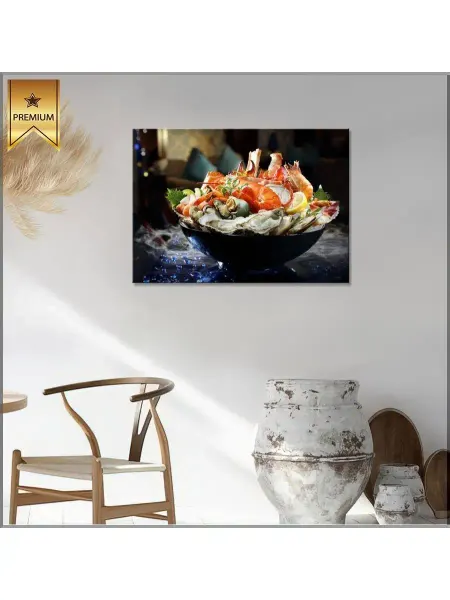 Classic Art Картина на холсте Морепродукты ассорти6 20х30