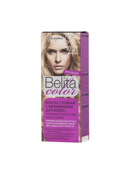 Белита-М "BIELITA COLOR" тон №10.21 Шампань (с витаминами) (Белита-М)