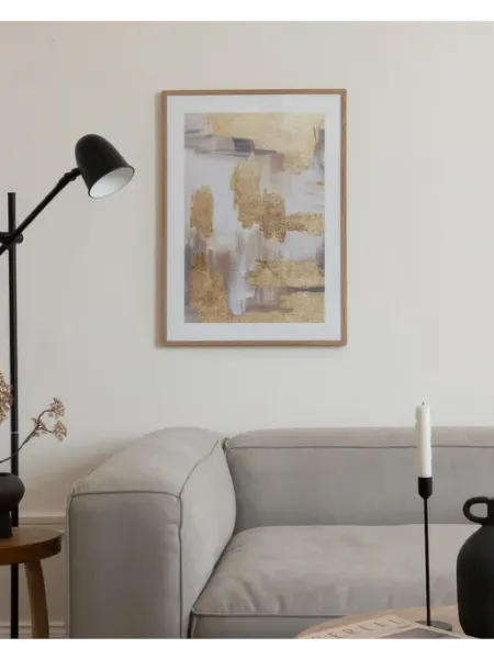 Onllyart Постер 21x30 золотая картина №1