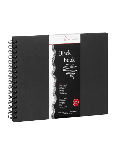 Hahnemuhle Альбом для рисования "Black book", 23,5х23,5 см, 30 листов