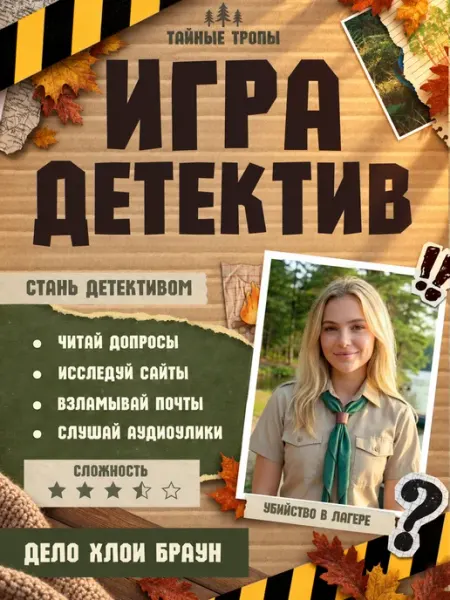 Тайные тропы Настольная детективная игра для компании для всей семьи