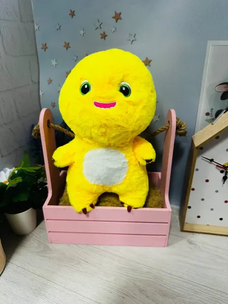 7Toys Мягкая игрушка Желтый Динозаврик 24 см
