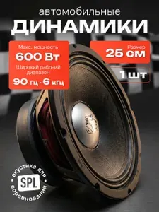 Автомобильные динамики 25 см RED EYES 254