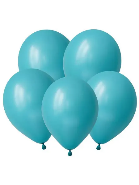 Holiville Бирюзовый, Tiffany blue, латексный шар, 25 см, 50 шт