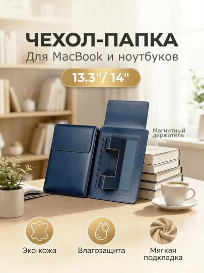 Чехол для ноутбука встроенная подставка сумка неопрен защитный рукав переноска