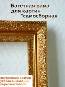 Багетная рамка 25х30 для картин по номерам на холсте, зеркала или гобеленовой картины, портрета по фото, алмазной мозаики и постера, а так же вышивки, иконы, пазлов, рисунков, рама самосборная
