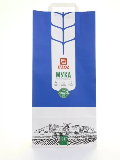 Пшеничная мука Эзоз 3 кг — высший сорт для любой выпечки: от лепёшек до самсы