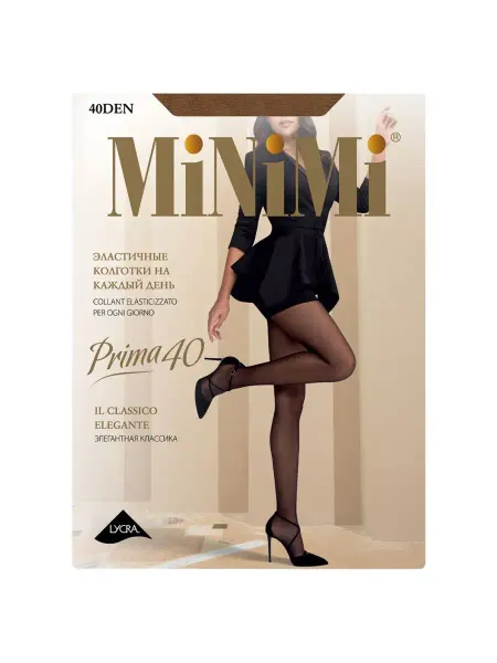 Minimi Колготки женские капроновые телесные 40 den, Daino 3 размер