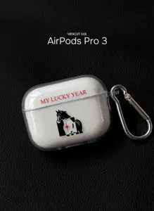 Чехол на Airpods Pro 3 с надписью