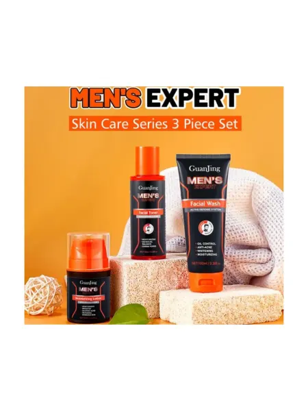 LUXURY Gold Men`s Expert подарочный набор для ухода мужской, 3 предмета
