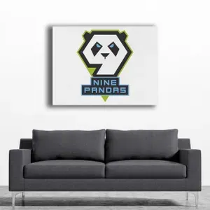Интерьерная картина на холсте / Киберспорт / Nine Pandas 30*40