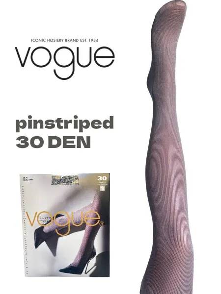 VOGUE Колготки с изысканным рубчиком 30 ден 4700-493